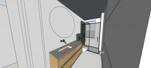 Reforma integral vivienda, imagen volumen baño